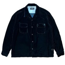 WACKO MARIA (ワコマリア) SUEDE LEATHER TRUCKER JACKET ( TYPE-1 ) (スエード レザートラッカージャケット) BLACK