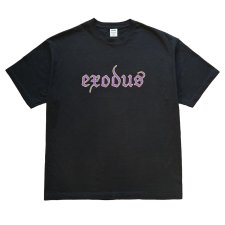 【残り1点】exodus (エクソダス) EXODUS LOGO T SHIRTS (クルーネックTEE) BLACK