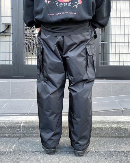 COOTIE (クーティー) Memory Polyester Twill Error Fit Cargo Easy Pants  (ポリエステルツイルエラーフィットカーゴイージーパンツ) Black