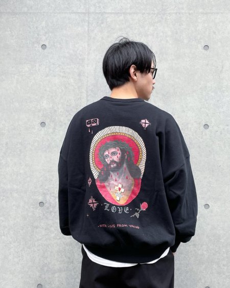 Open End Yarn Sweat Crew (JESUS)-