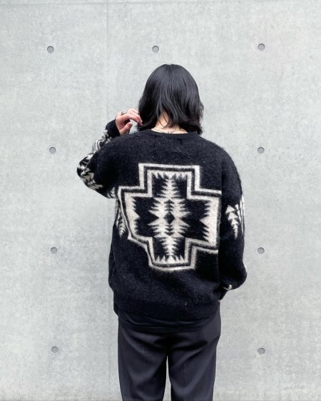 DELUXE (デラックス) PENDLETON × DELUXE KNIT (モヘアクルーネック ...