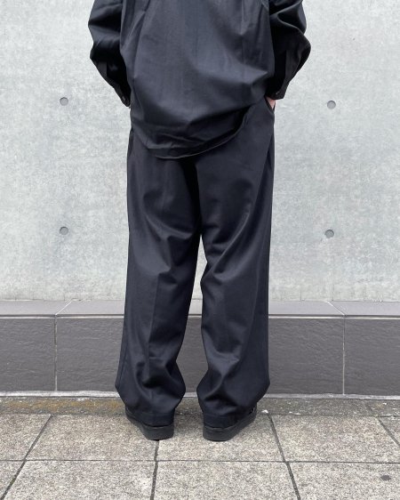 COOTIE (クーティー) CA/W Flannel 2 Tuck Wide Easy Trousers