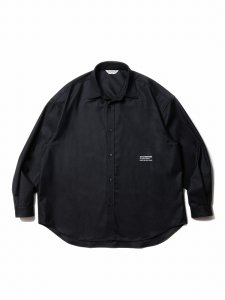 【残り2点】COOTIE (クーティー) CA/W Flannel L/S Shirt (カシミアウールシャツ) Black