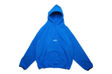 【30%OFF】WAX (ワックス) Freeze half zip hoodie (ハーフジップフーディー) BLUE