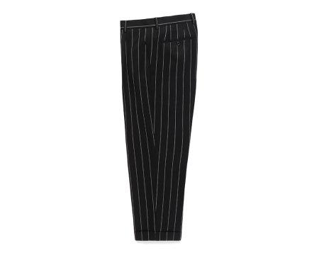DOUBLE PLEATED TROUSERS (ダブルプリーツトラウザー) BLACK