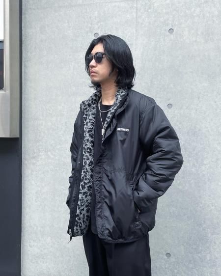 ほぼ美品ですWACKOMARIA REVERSIBLE LEOPARD BOA JACKET