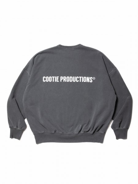 COOTIE (クーティー) Pigment Dyed Open End Yarn Sweat Crew 