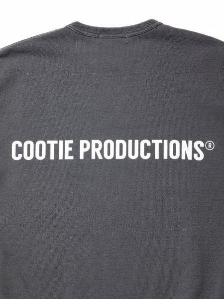COOTIE (クーティー) Pigment Dyed Open End Yarn Sweat Crew 