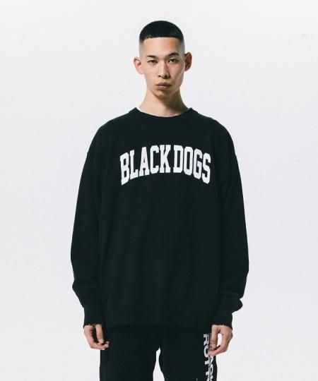 ROTTWEILER (ロットワイラー) B.D DAMAGE SWEATER(ダメージスウェット) CHARCOAL