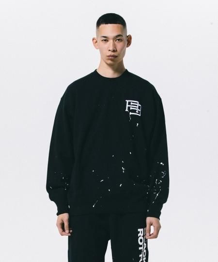 ROTTWEILER (ロットワイラー) R.W PAINTED SWEATER(ペイント加工