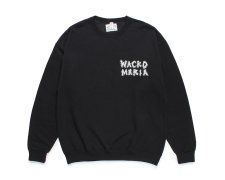 WACKO MARIA (ワコマリア) NECK FACE / CREW NECK SWEAT SHIRT ( TYPE-5 )(ネックフェイススウェットクルー) BLACK