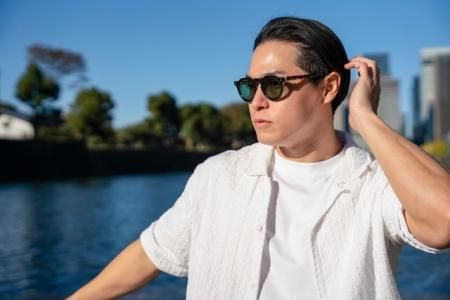 H optical (エイチオプティカル) H-03 (サングラス) DEMI-MID GREEN