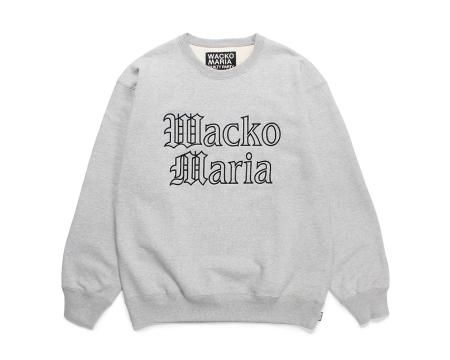 WACKO MARIA (ワコマリア)HEAVY WEIGHT CREW NECK SWEAT SHIRT ( TYPE-2 )(クルーネックスウェット)  GRAY