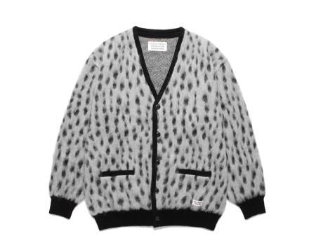 WACKO MARIA (ワコマリア) LEOPARD MOHAIR CARDIGAN (レオパードモヘア 