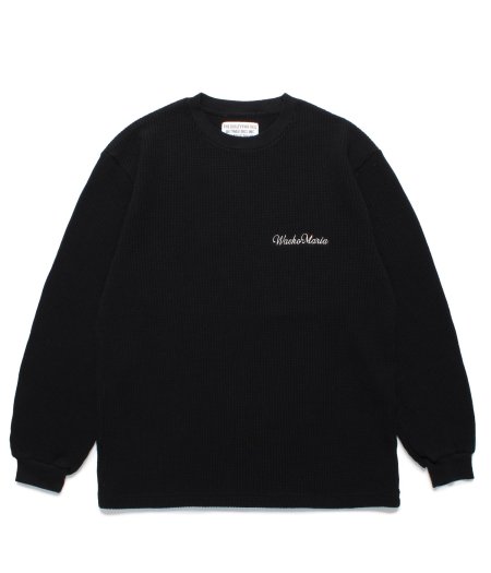 WACKO MARIA (ワコマリア) THERMAL SHIRT (ロングスリーブサーマルシャツ) BLACK