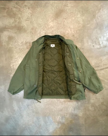 WAX (ワックス) Short M65 3way jacket (ショートM65ジャケット) KHAKI