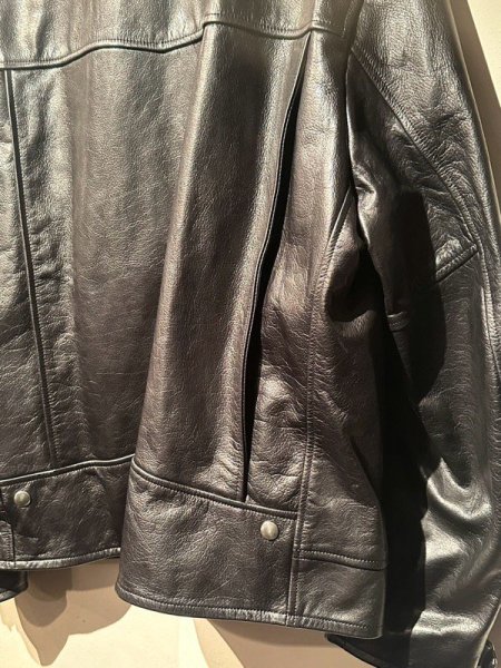 WACKO MARIA (ワコマリア) DOUBLE RIDERS LEATHER JACKET (ダブルライダースレザージャケット) BLACK