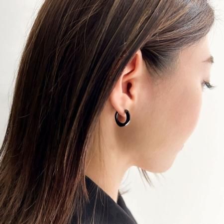 アクセサリー Crockery Pierce - L - BLACK GARNI(ガルニ) Crockery Pierce-L (クロッケリーピアス ラージ