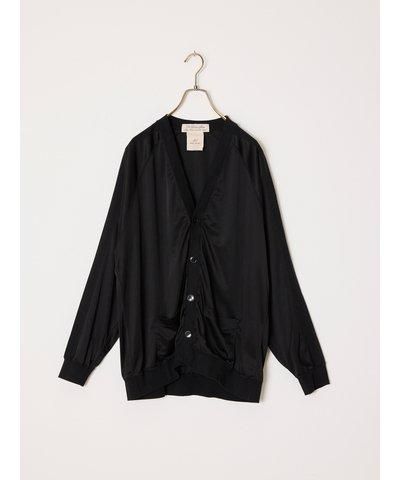 REMI RELIEF (レミレリーフ) トリアセサテンスムースカーデ Black