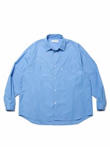 COOTIE (ƥ) 120/2 Supima Broad L/S Shirt (ԥޥ֥ɥ) Blue