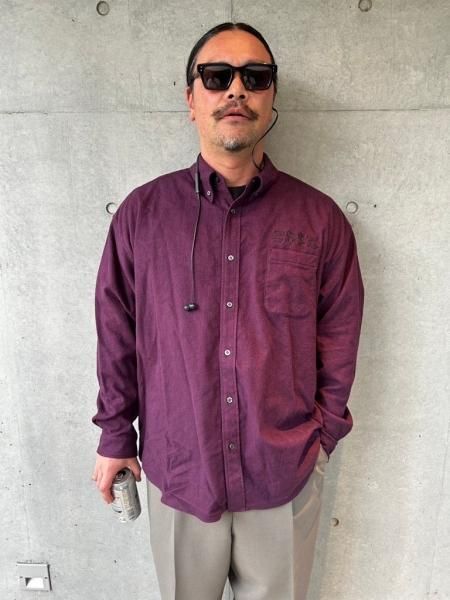 exodus レーヨン オンブレチェック シャツ M エクソダス