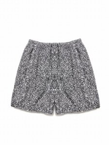 COOTIE (ƥ) Allover Printed Broad 2 Tuck Easy Shorts(륪С2å硼) Black