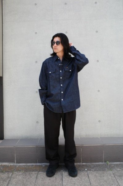 WACKO MARIA (ワコマリア) Lee / DENIM WESTERN SHIRT(Leeデニムウエスタンシャツ) INDIGO