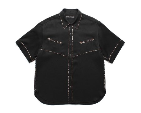 WACKO MARIA (ワコマリア) WESTERN SHIRT S/S(ウエスタン半袖シャツ) BLACK