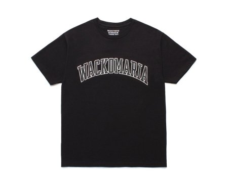 WACKO MARIA (ワコマリア) CREW NECK T-SHIRT ( TYPE-8 )(クルーネック半袖Tシャツ) BLACK