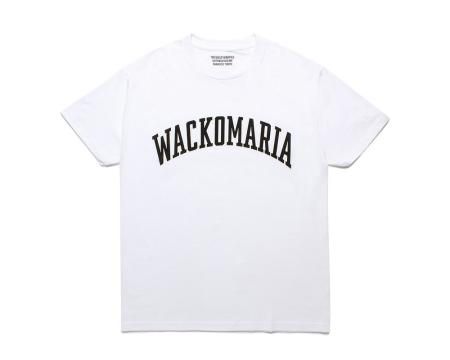 WACKO MARIA (ワコマリア) CREW NECK T-SHIRT ( TYPE-8 )(クルーネック半袖Tシャツ) WHITE