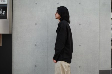 TONY TAIZSUN (トニータイズサン)FLAT LS SHIRTS(長袖シャツ) BLACK