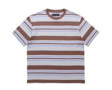 WACKO MARIA (拾ޥꥢ) STRIPED CREW NECK T-SHIRT ( TYPE-1 )(ȥ饤ץ롼ͥåȾµT) GRAY