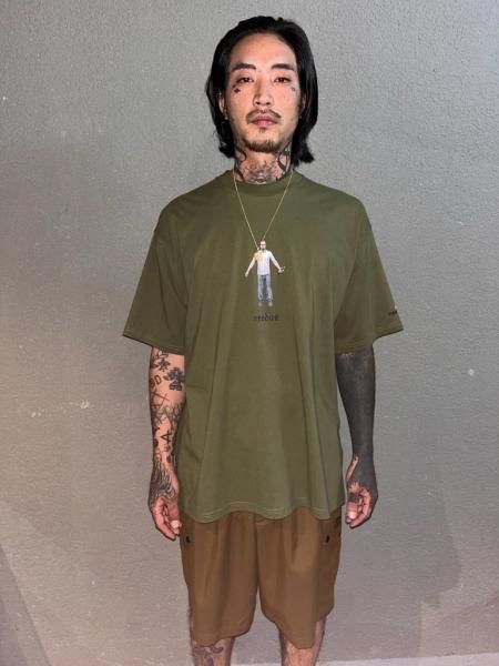 exodus (エクソダス) TREVOR TEE(プリント半袖Tシャツ) BROWN exodus (エクソダス) TREVOR TEE(プリント半袖Tシャツ) BROWN