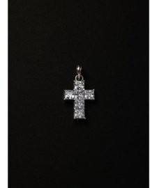 ڻĤ1ANTIDOTE BUYERS CLUB (ɡȥХ䡼)Engraved Square Cross Pendant(󥰥쥤ɥڥ) Silver