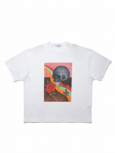 COOTIE PRODUCTIONS(クーティー) Print S/S Tee (DONE)(プリントS/S Tee) White