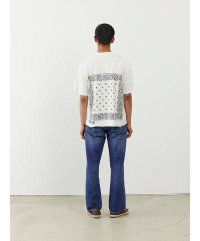 REMI RELIEF (レミレリーフ) SP加工19/-天竺T(バンダナ)WHITE