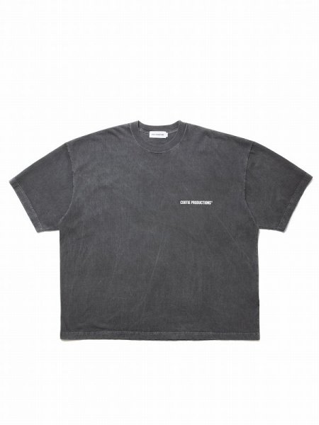 COOTIE PRODUCTIONS(クーティー) Pigment Dyed S/S Tee(ピグメントダイS/S Tee) Black