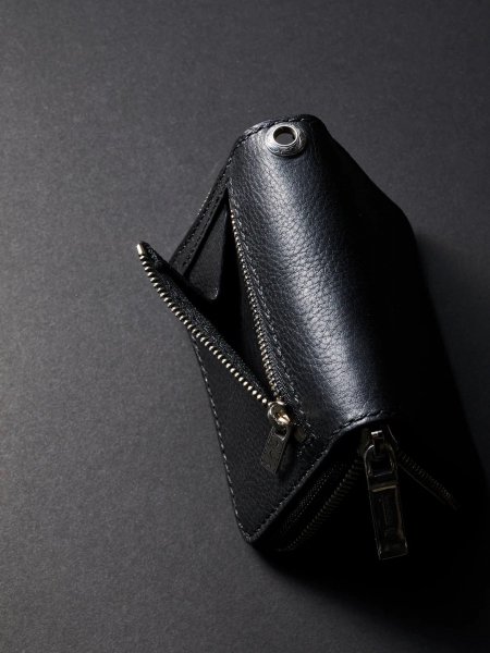 ANTIDOTE BUYERS CLUB (アンチドートバイヤーズクラブ)Round Zip Compact  Wallet(ラウンドジップコンパクトウォレット) Black