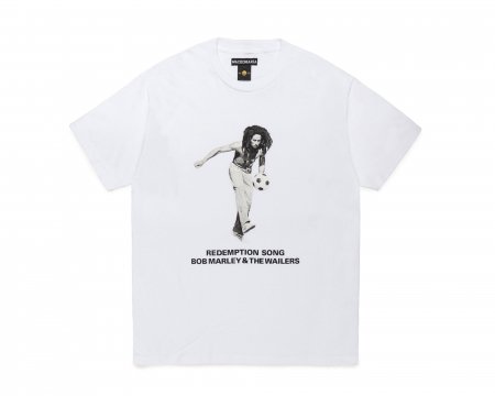 WACKO MARIA (ワコマリア) BOB MARLEY / CREW NECK T-SHIRT ( TYPE-4 )(ボブマーリークルーネック半袖Tシャツ)  WHITE