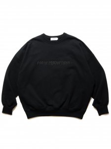 ڻĤ1COOTIE (ƥ)Open End Yarn Sweat Crew (Embroidery)(ץ󥨥ɥ䡼󥯥롼å) Black