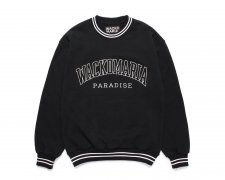 WACKO MARIA (拾ޥꥢ) HEAVY WEIGHT CREW NECK SWEAT SHIRT ( TYPE-1 )(إӡȥå) BLACK