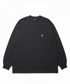 ROTTWEILER (åȥ磻顼)R9 CROSS LS TEE(L/Sԥ) CHARCOAL