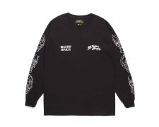 ڻĤ1WACKO MARIA (拾ޥꥢ) 56 TATTOO STUDIO / CREW NECK LONG SLEEVE T-SHIRT(56 TATTOOĹµԥ) BLACK