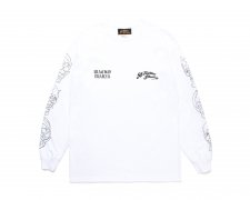 ڻĤ2WACKO MARIA (拾ޥꥢ) 56 TATTOO STUDIO / CREW NECK LONG SLEEVE T-SHIRT(56 TATTOOĹµԥ) WHITE