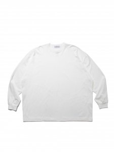 ڻĤ2COOTIE (ƥ)  Oversized L/S Tee (СĹµTEE) WHITE