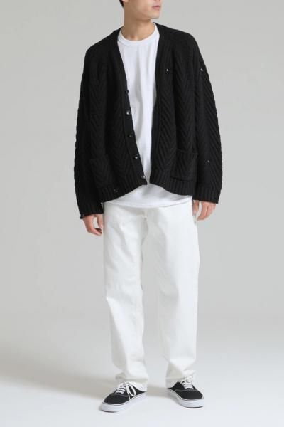 DELUXE (デラックス) SAVAGE SPAGHETTII (ダメージ加工ニット