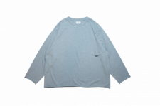 WAX (å) Cut off long tee (åȥL/S TEE) GRAY