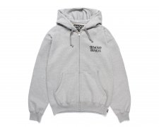 ڻĤ1WACKO MARIA (拾ޥꥢ) HEAVY WEIGHT FULL ZIP HOODED SWEAT SHIRT ( TYPE-1 )(إӡȥåץѡ) GRAY