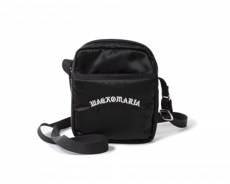 WACKO MARIA (ワコマリア) SPEAK EASY / SMALL SHOULDER BAG ( TYPE-3 ) (スモールショルダーバッグ)  BLACK