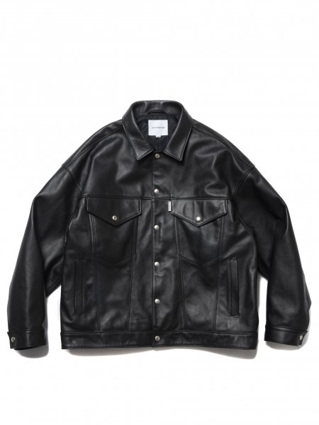 COOTIE (クーティー) 3rd Type Leather Jacket (3rdタイプレザージャケット) Black